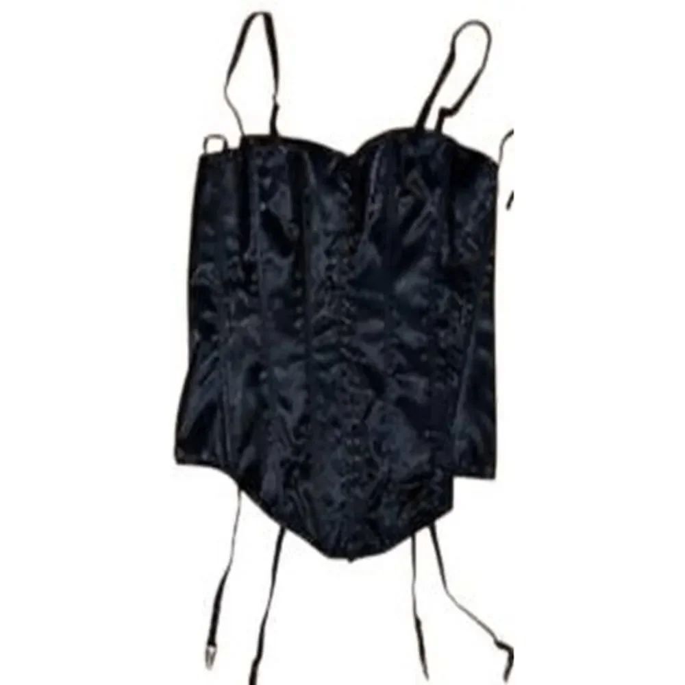 Dreamgirl Black Satin Corset